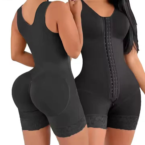 Compression Garment Bodyshaper Fajas Waist Slimming Tummy Control Butt Lifter Faja Open Crotch Shapewear